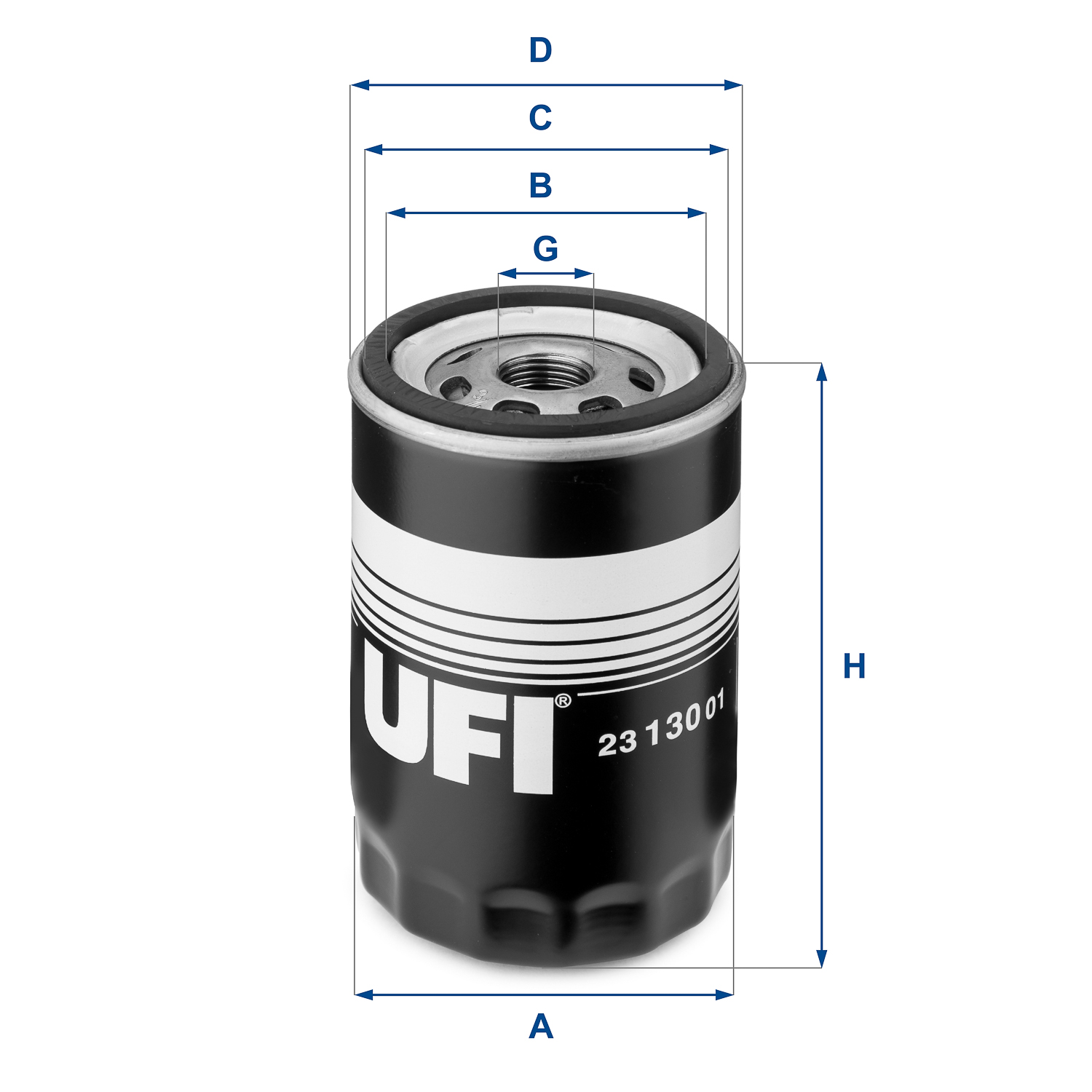 Oil Filter - 23.130.01 UFI