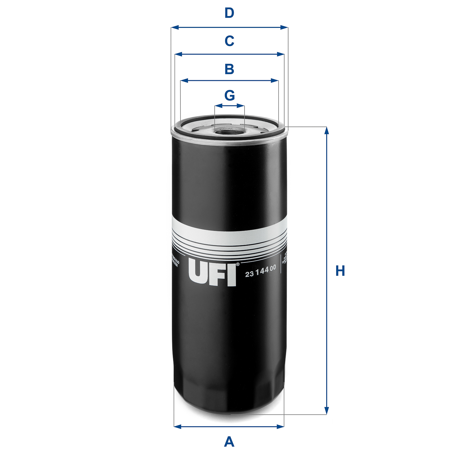 Filtro olio - 23.144.00 UFI