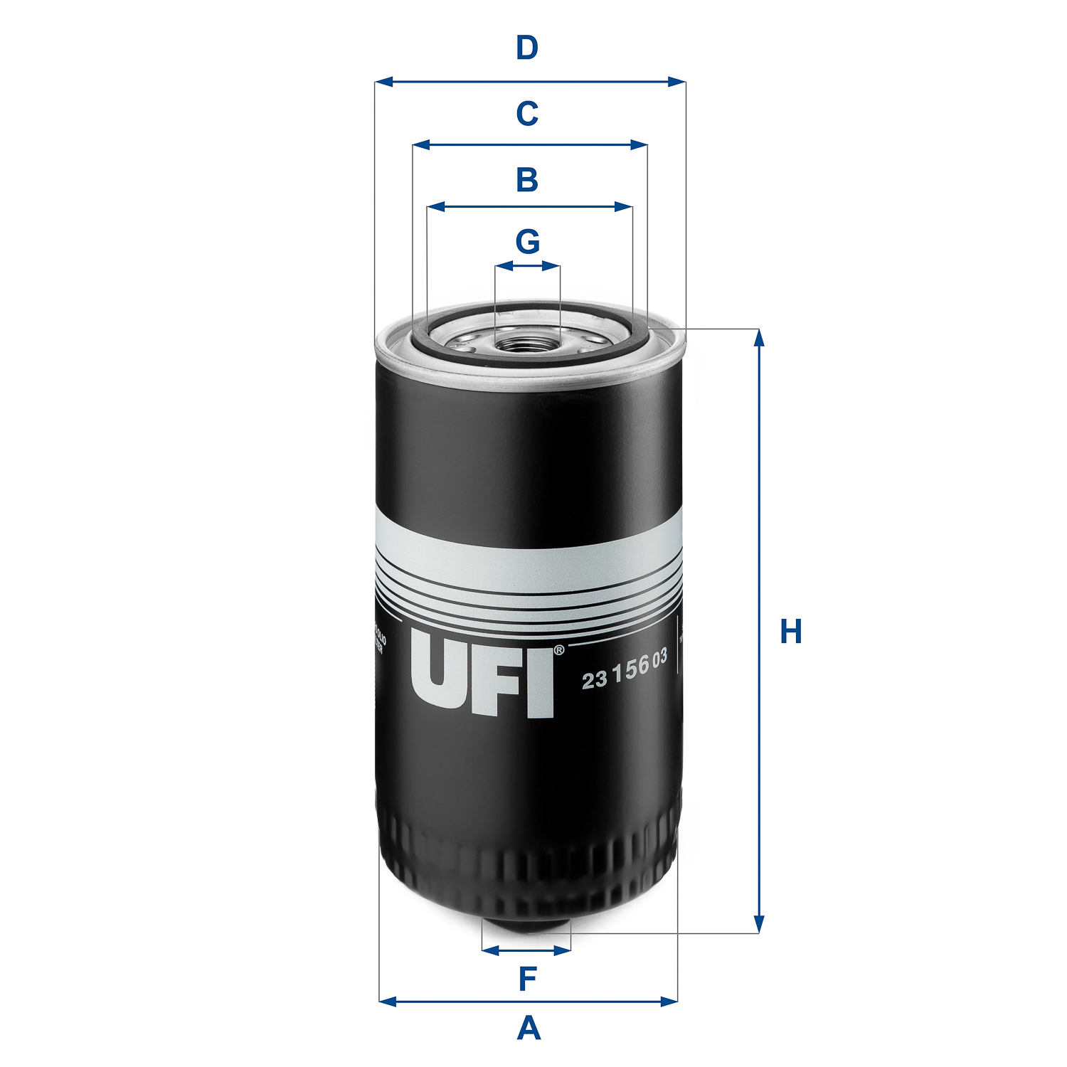 Filtro olio - 23.156.03 UFI