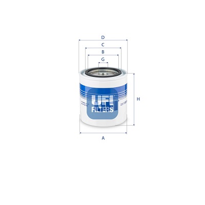 Hydraulic Filter, automatic transmission - 23.185.00 UFI