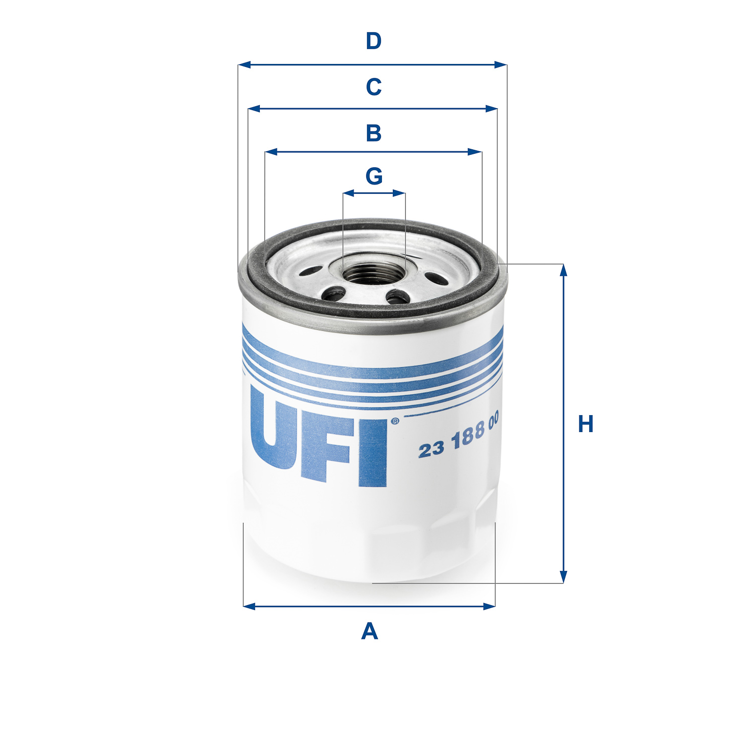 Oil Filter - 23.188.00 UFI