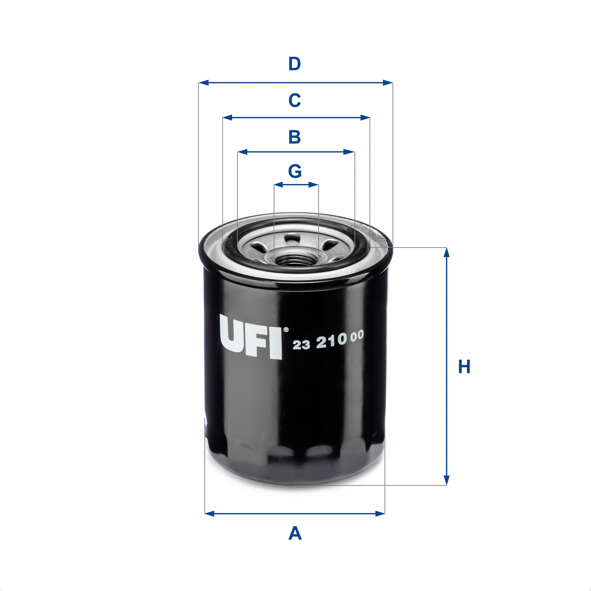 Filtro olio - 23.210.00 UFI