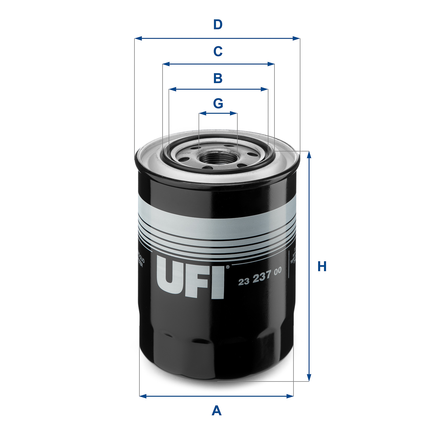Filtro olio - 23.237.00 UFI