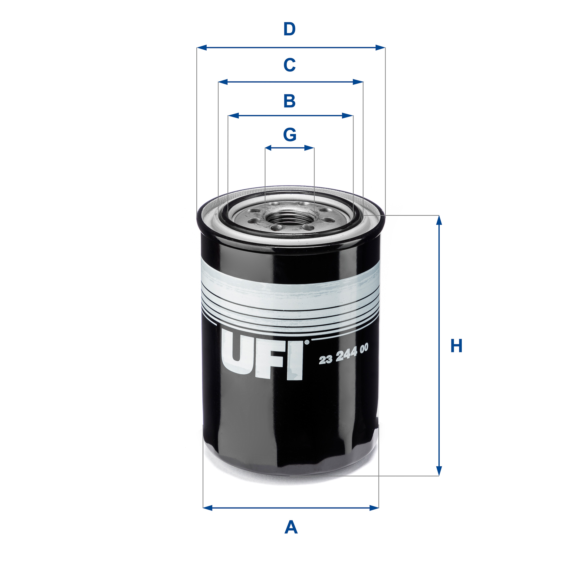Filtro olio - 23.244.00 UFI