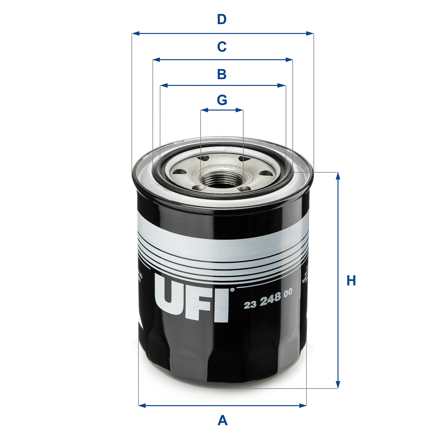 Oil Filter - 23.248.00 UFI