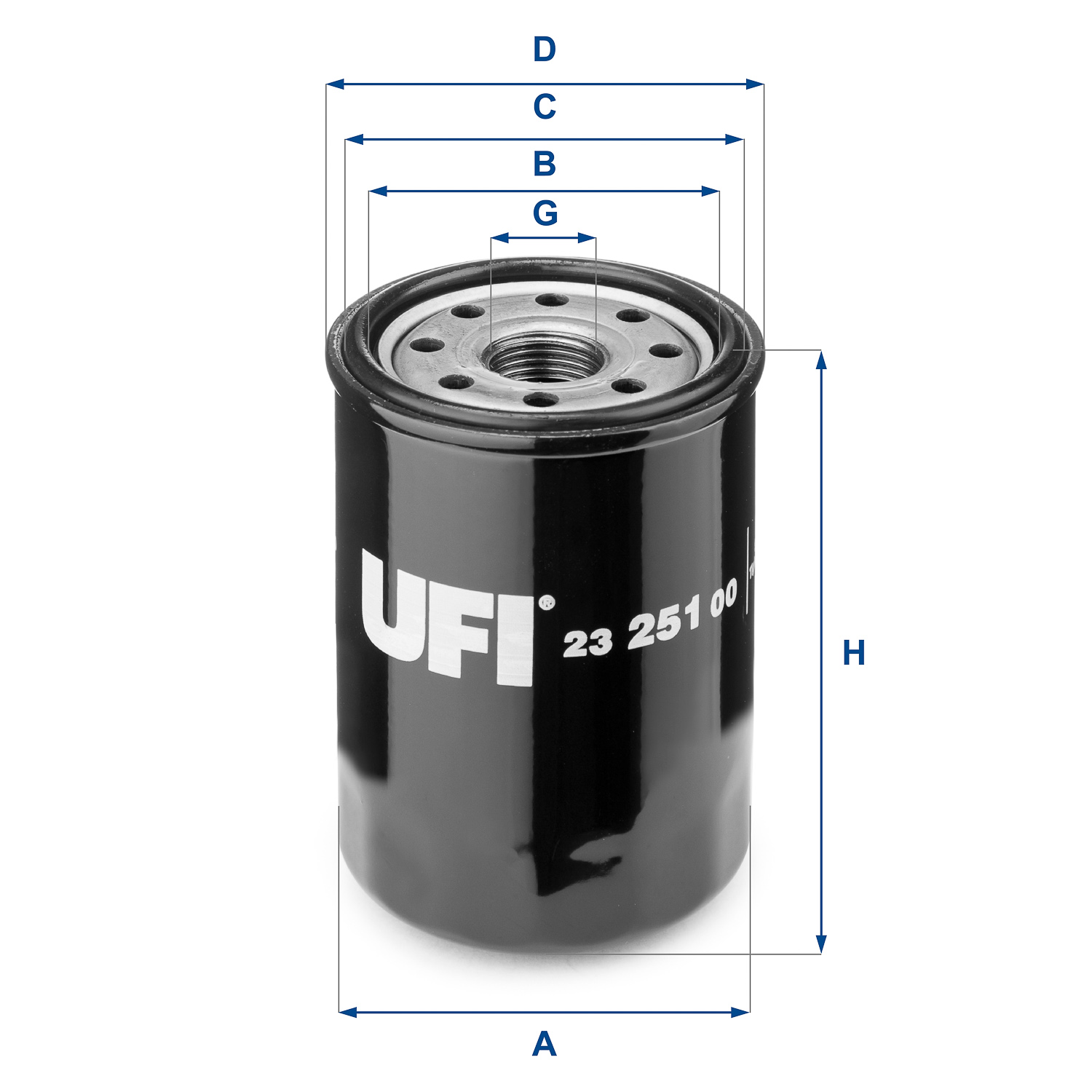 Oil Filter - 23.251.00 UFI