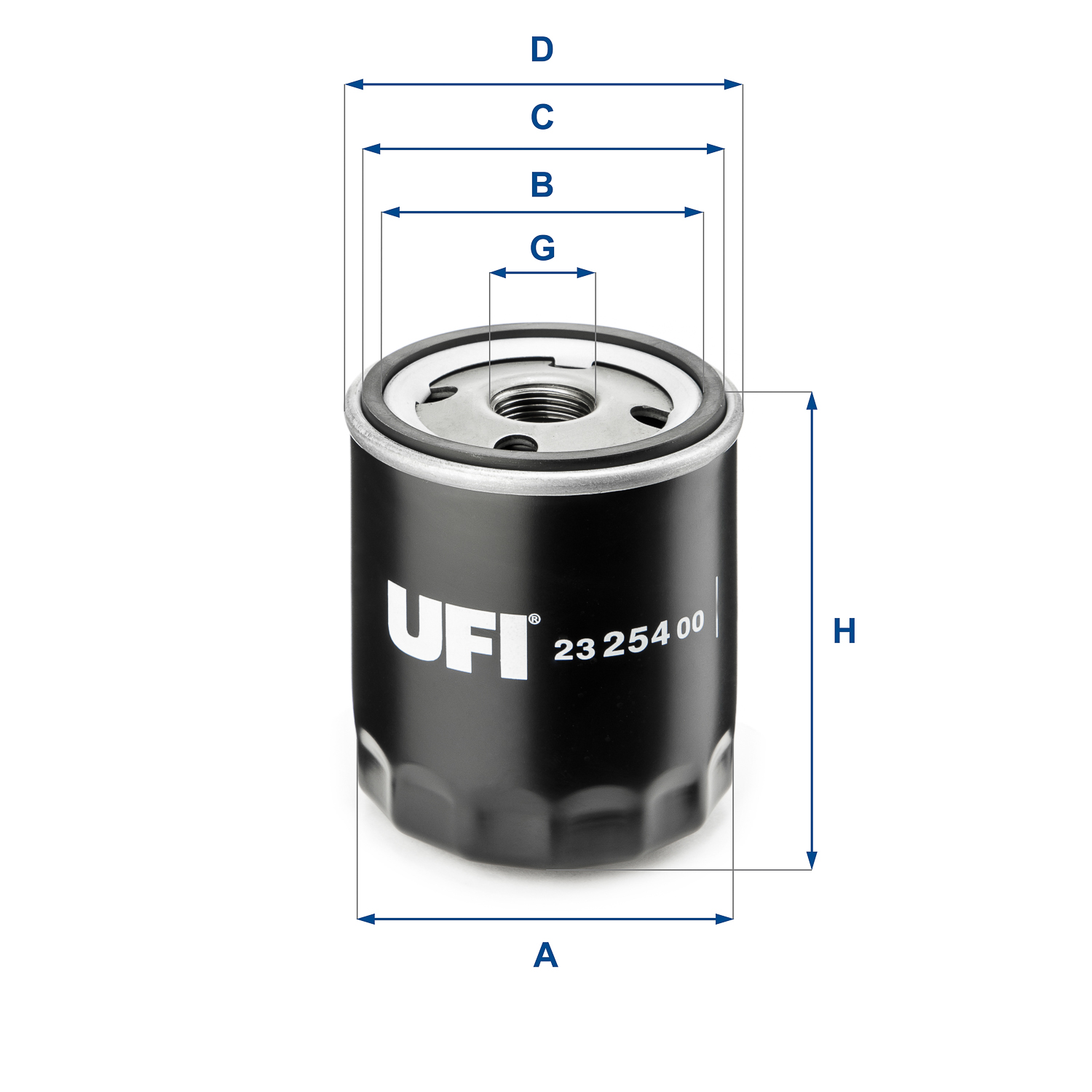 Oil Filter - 23.254.00 UFI