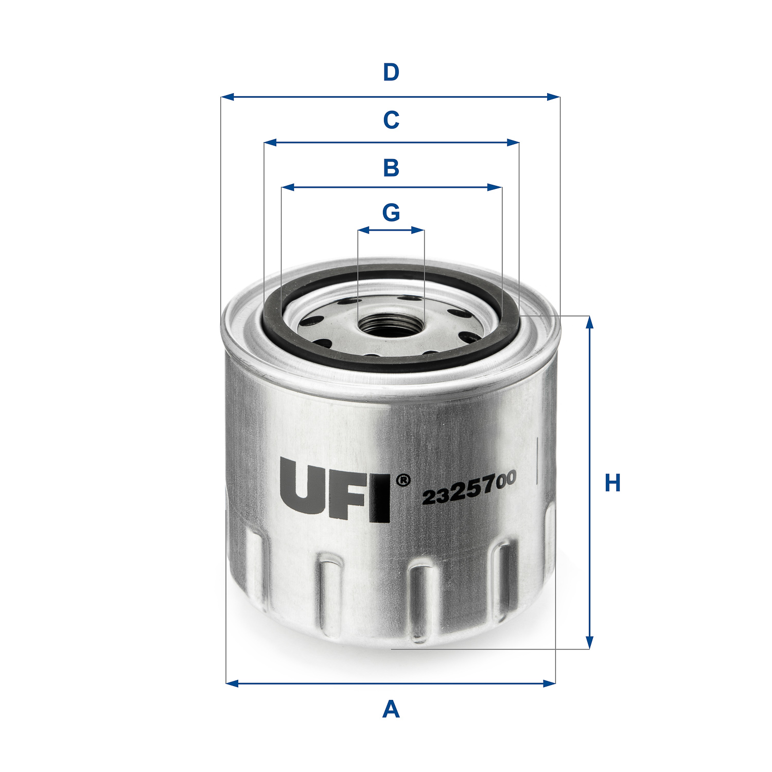 Filtro olio - 23.257.00 UFI