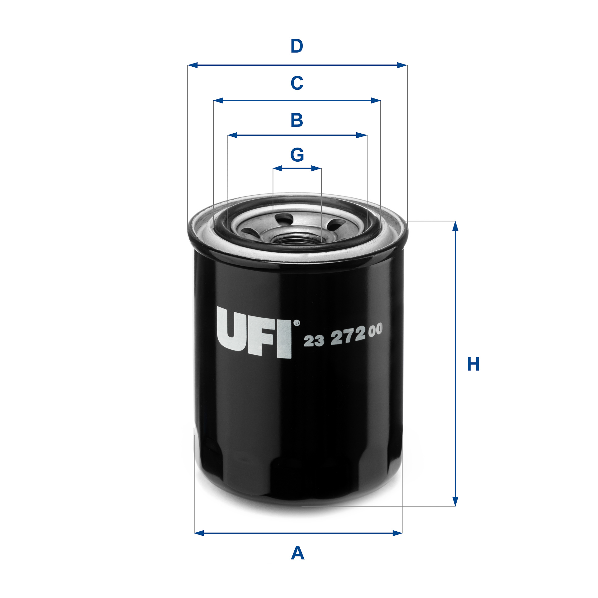Oil Filter - 23.272.00 UFI