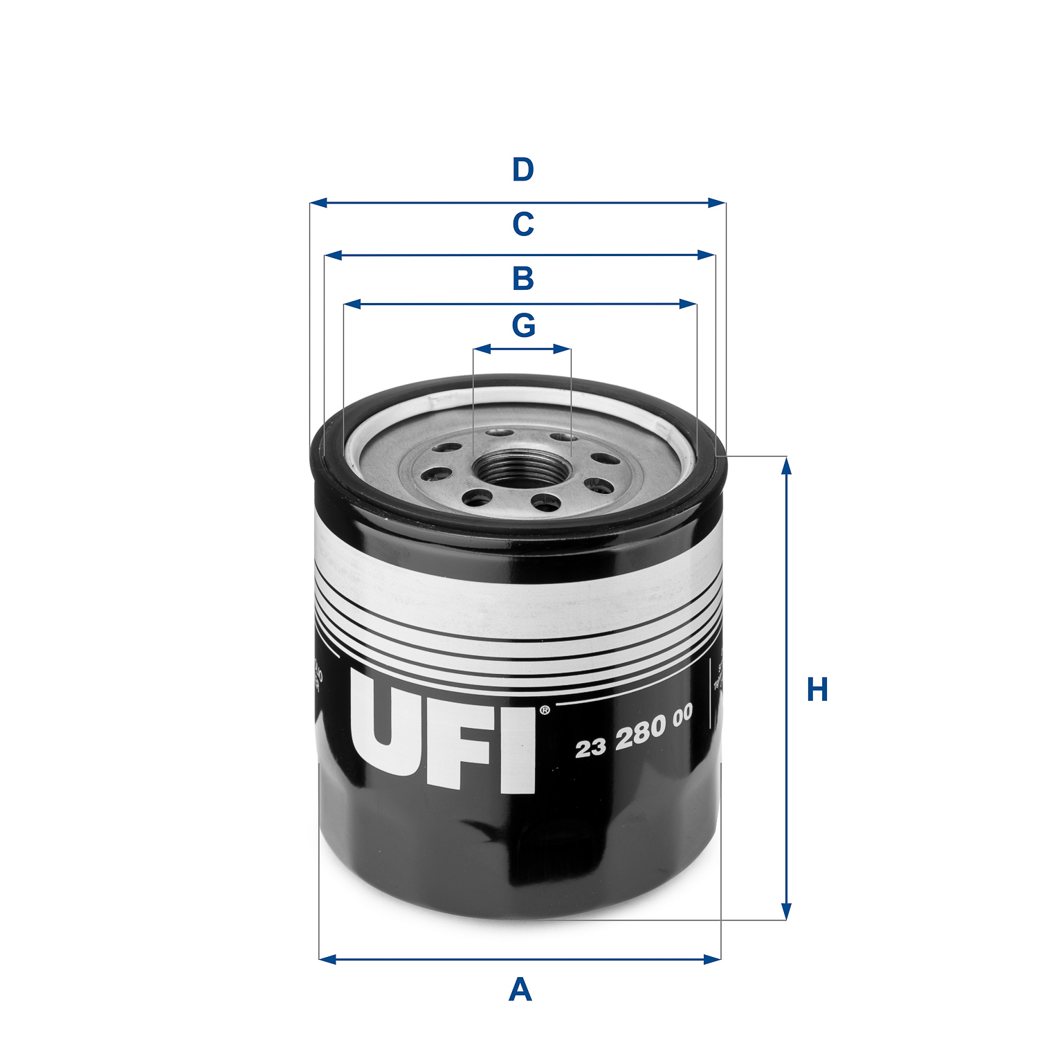 Oil Filter - 23.280.00 UFI