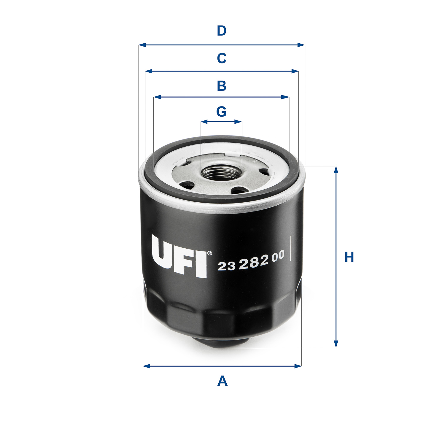 Oil Filter - 23.282.00 UFI