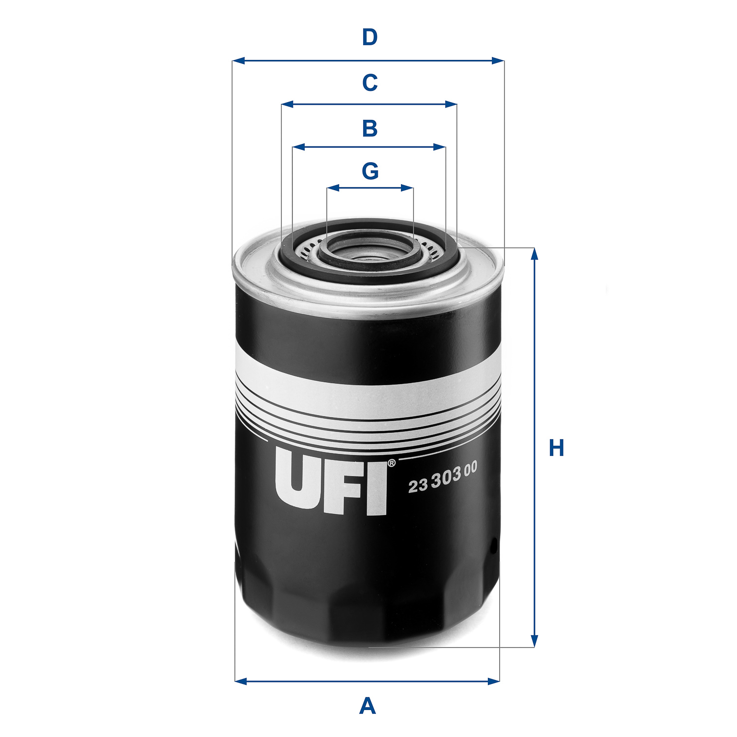 Filtro olio - 23.303.00 UFI