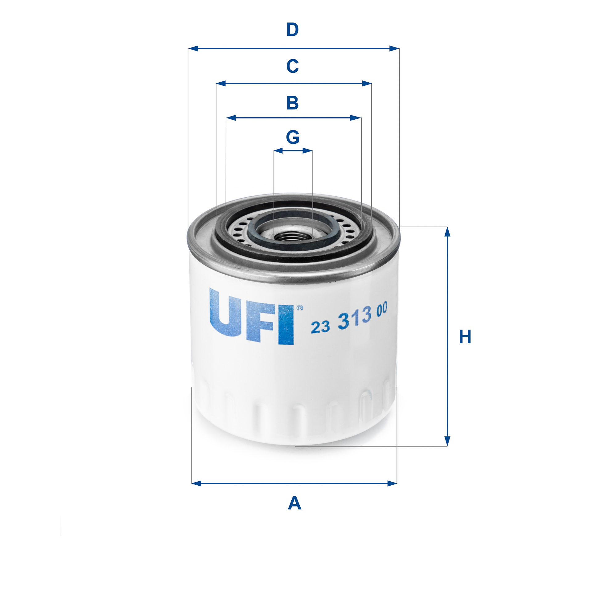 Filtro olio - 23.313.00 UFI
