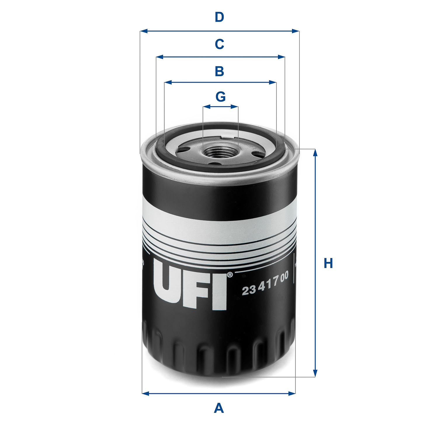Oil Filter - 23.417.00 UFI