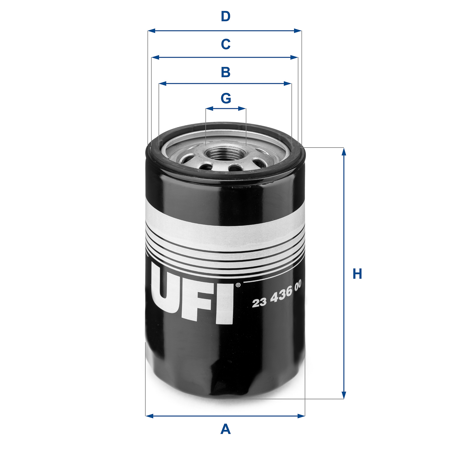 Oil Filter - 23.436.00 UFI