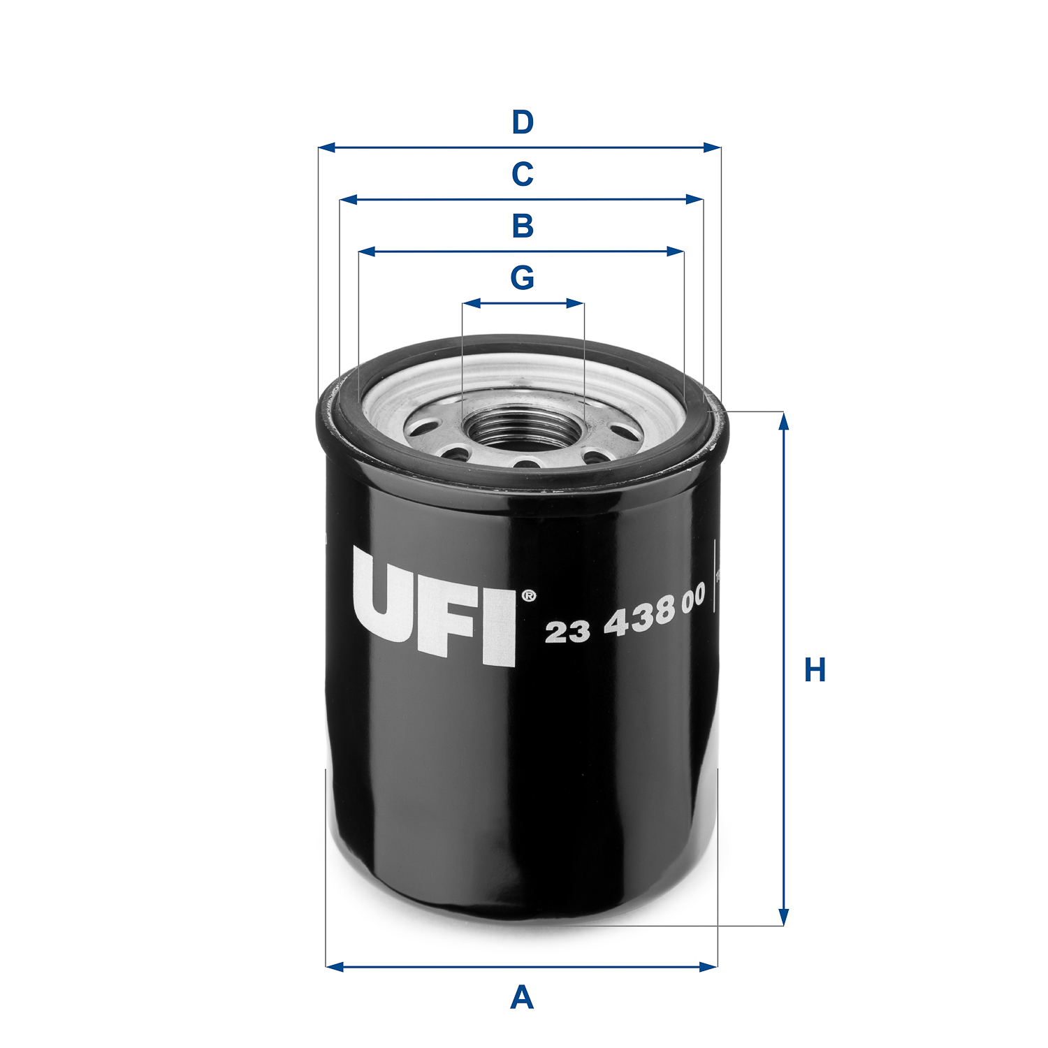 Oil Filter - 23.438.00 UFI