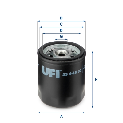 Oil Filter - 23.449.00 UFI