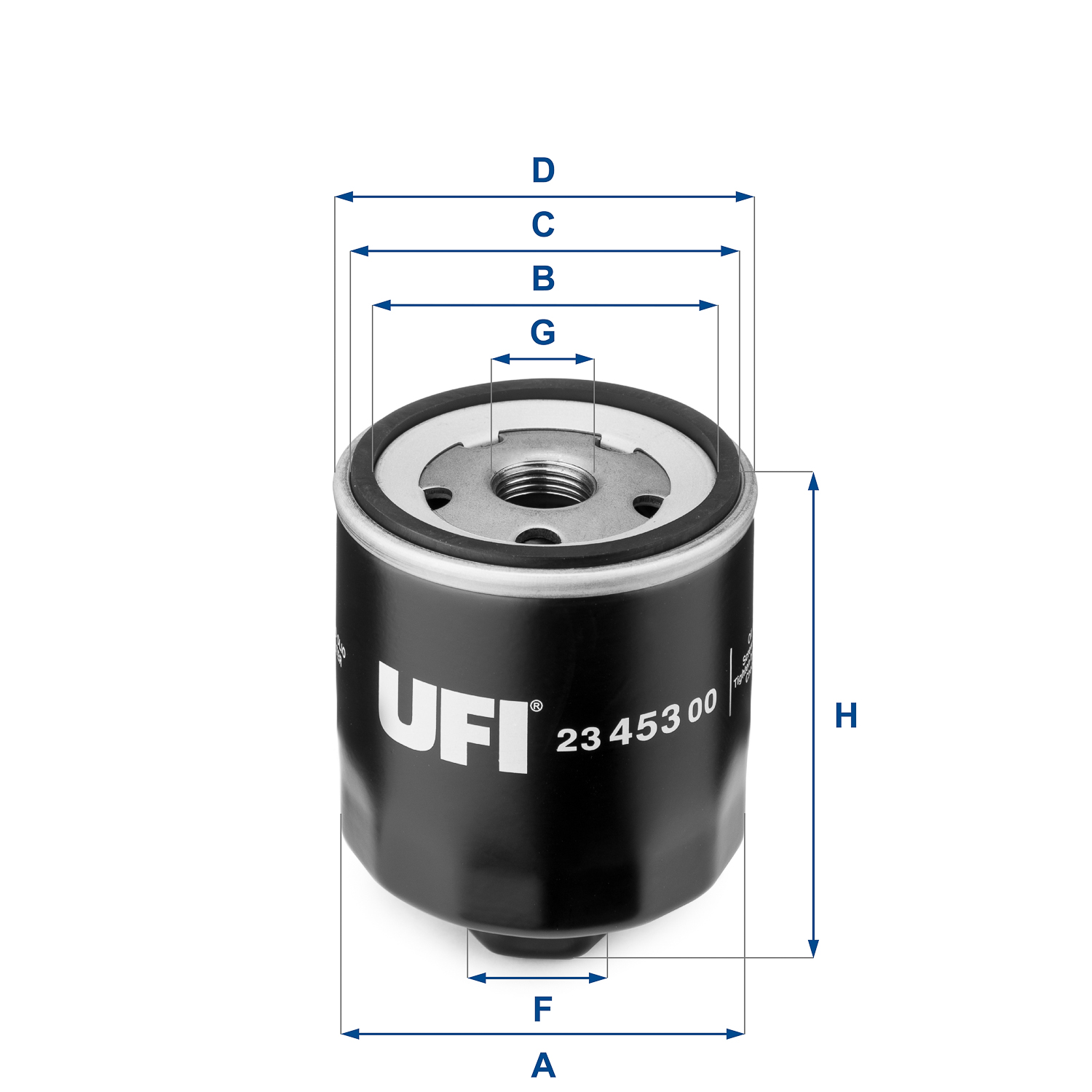 Oil Filter - 23.453.00 UFI