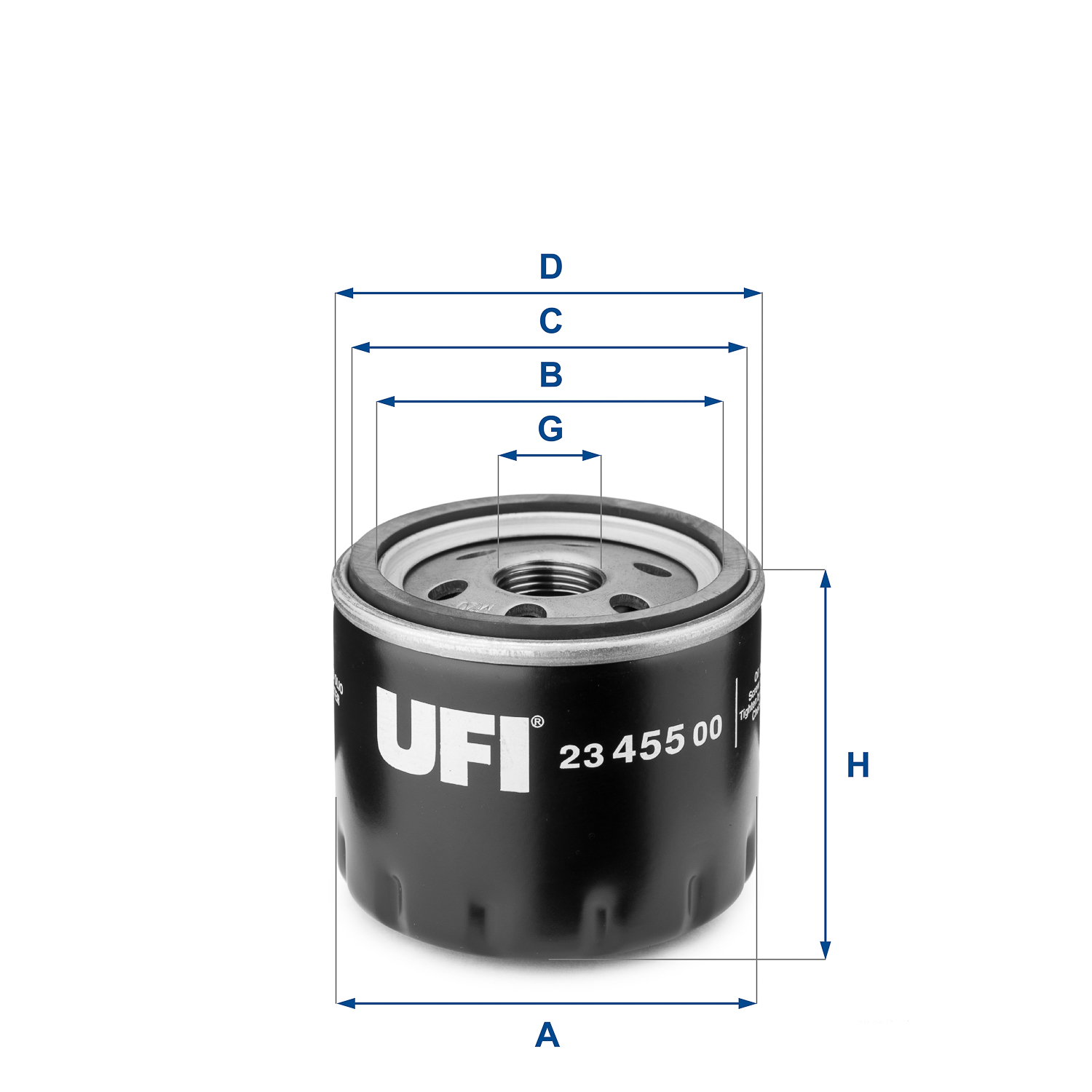 Filtro olio - 23.455.00 UFI