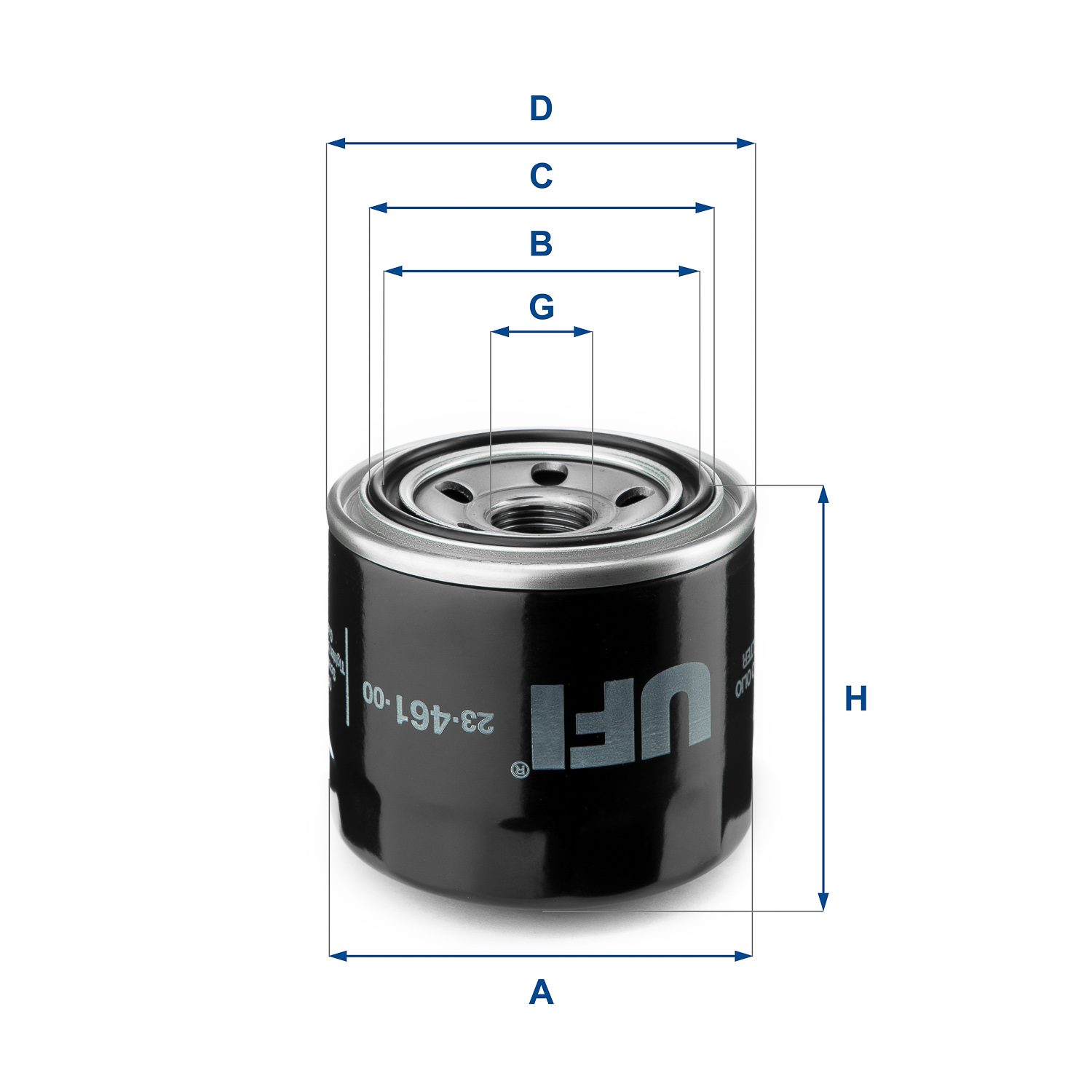 Filtro olio - 23.461.00 UFI