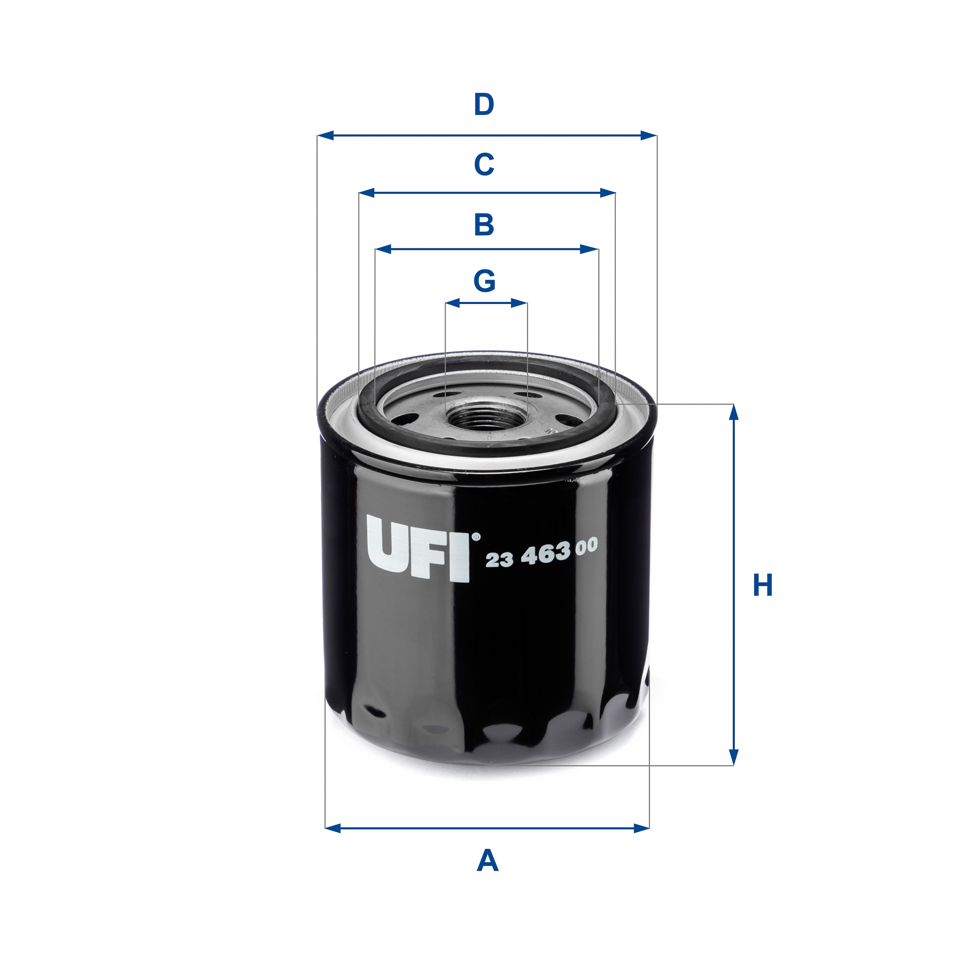 Filtro olio - 23.463.00 UFI