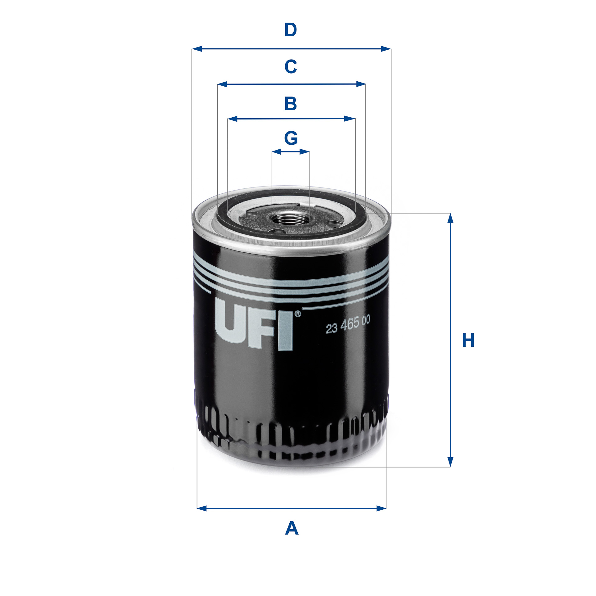 Filtro olio - 23.465.00 UFI