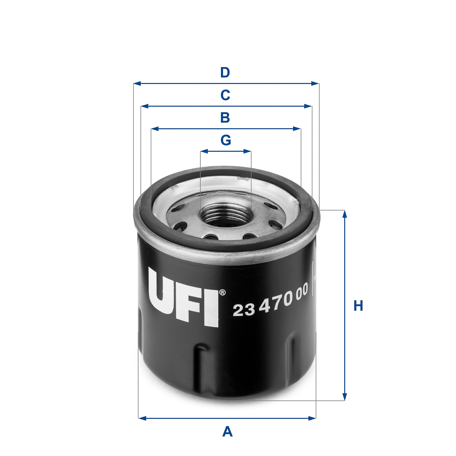 Filtro olio - 23.470.00 UFI
