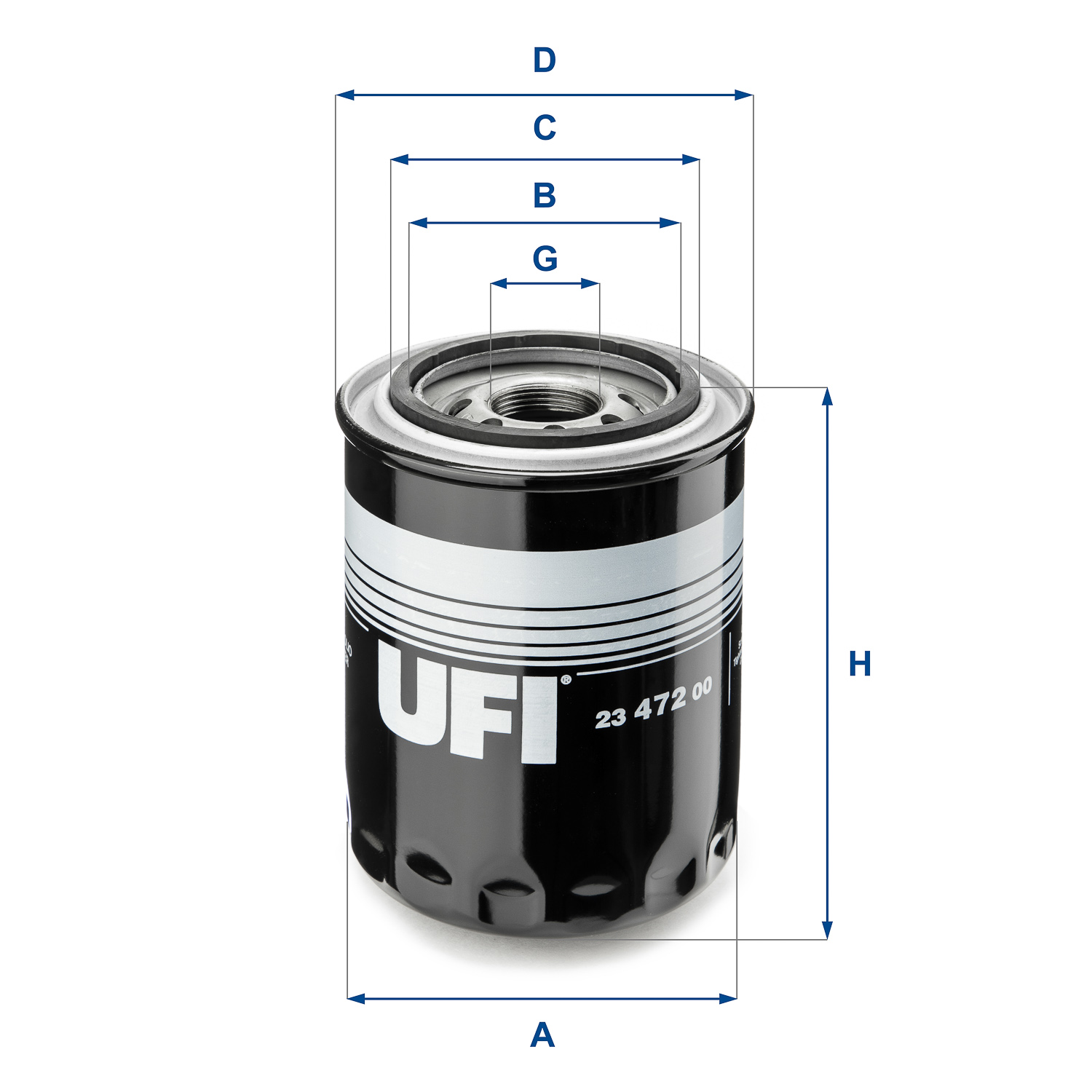 Oil Filter - 23.472.00 UFI