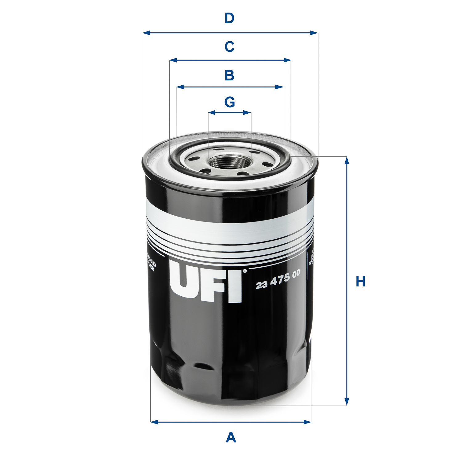 Oil Filter - 23.475.00 UFI
