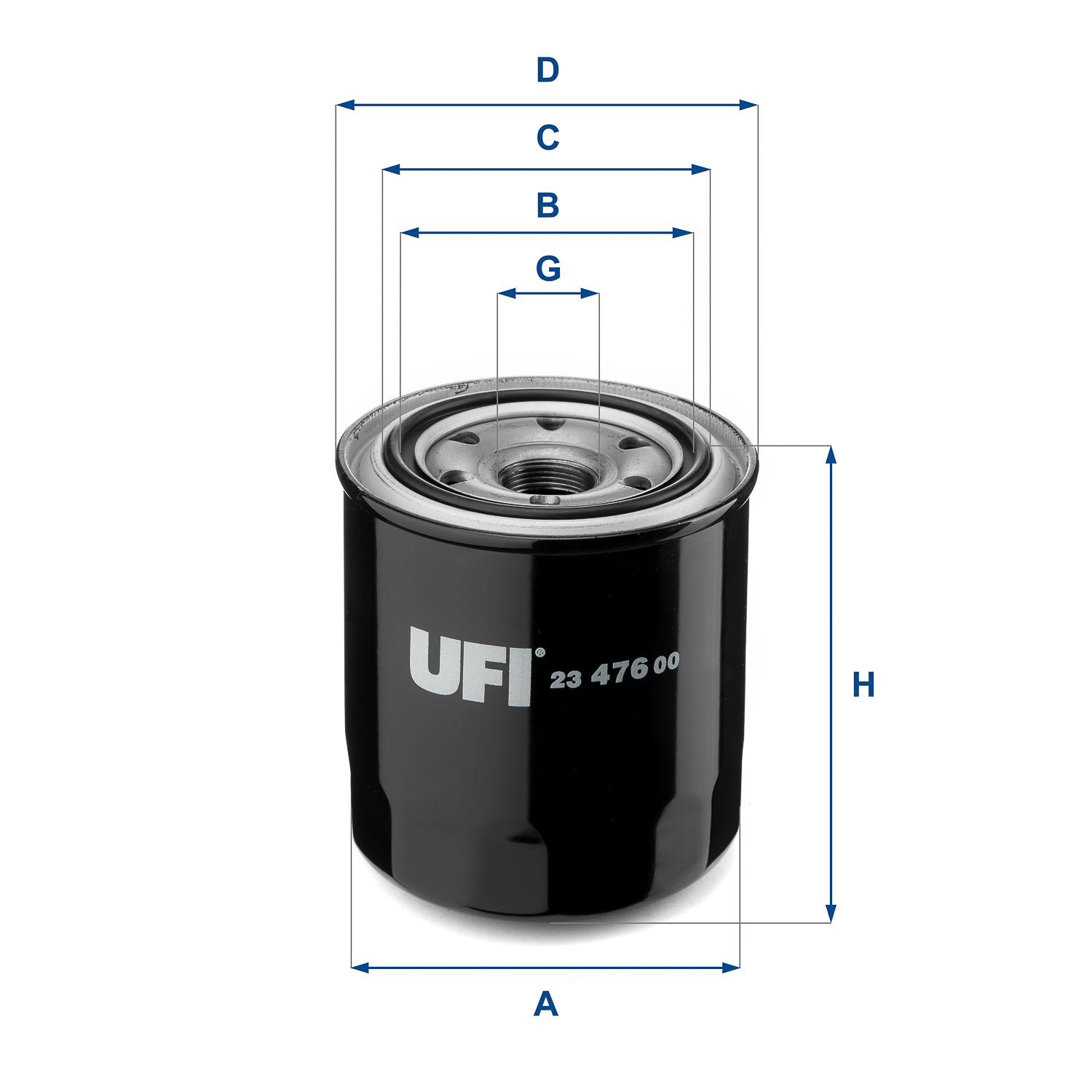 Filtro olio - 23.476.00 UFI