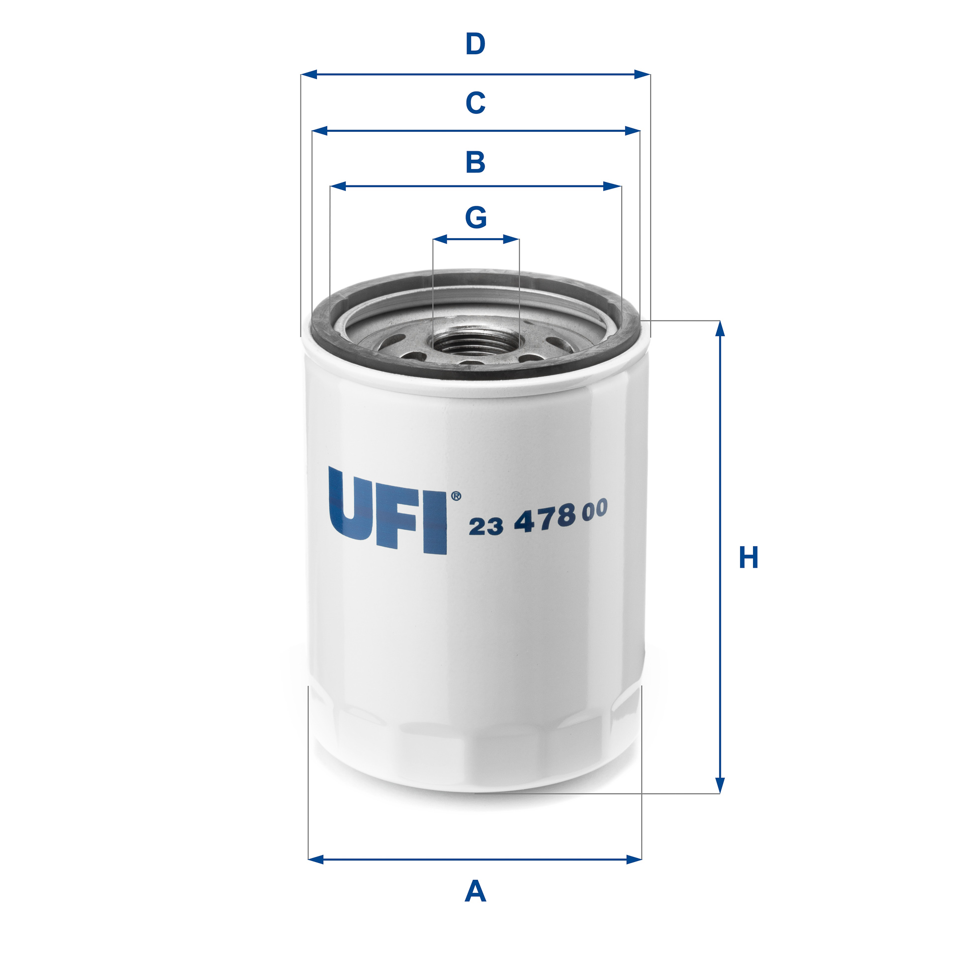 Oil Filter - 23.478.00 UFI