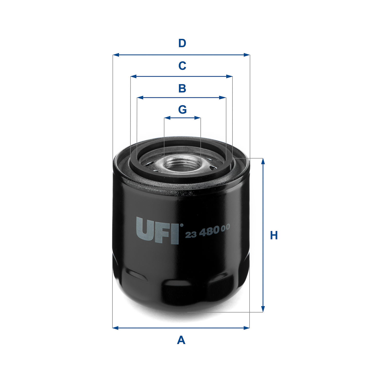 Oil Filter - 23.480.00 UFI