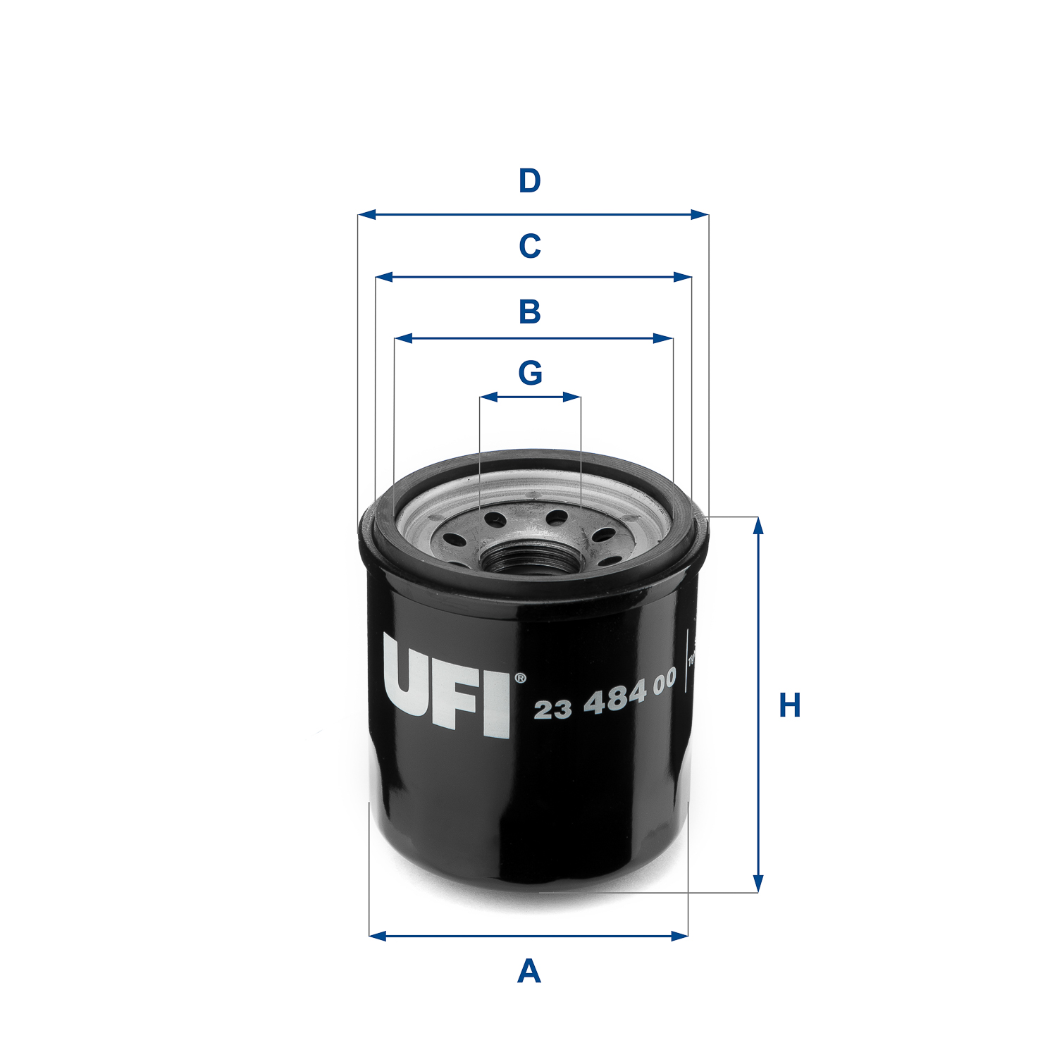 alyvos filtras - 23.484.00 UFI