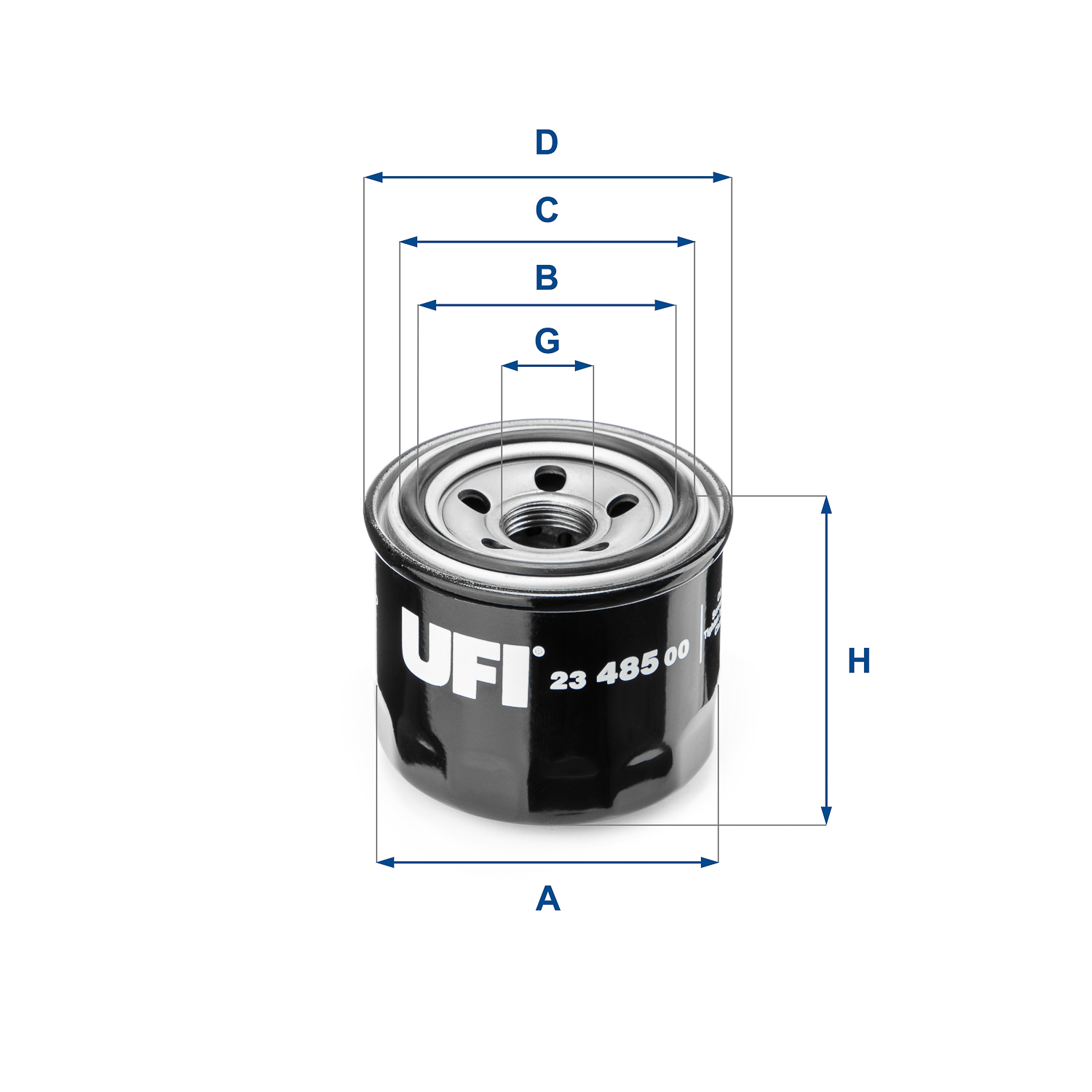 Oil Filter - 23.485.00 UFI
