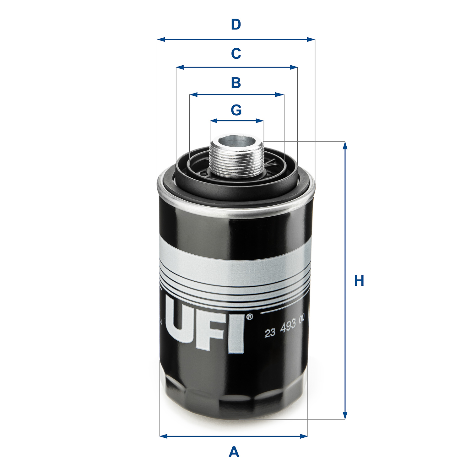 Ölfilter - 23.493.00 UFI
