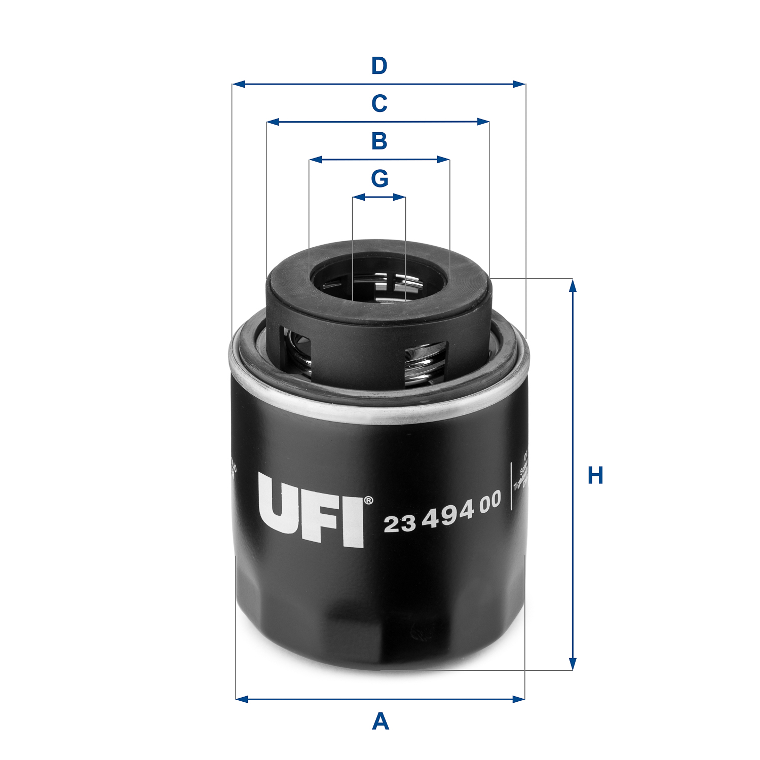 Oil Filter - 23.494.00 UFI