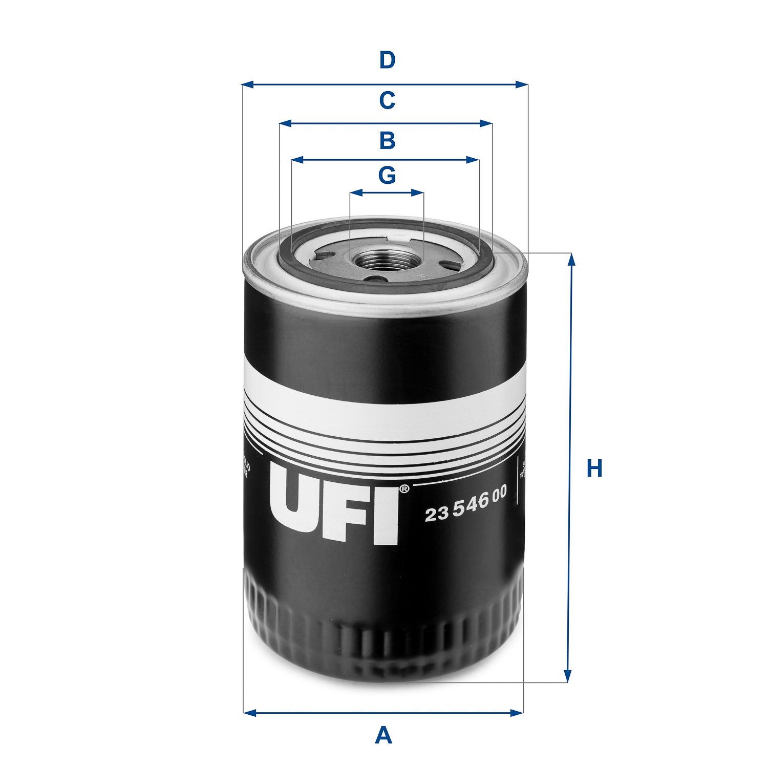Filtro olio - 23.546.00 UFI