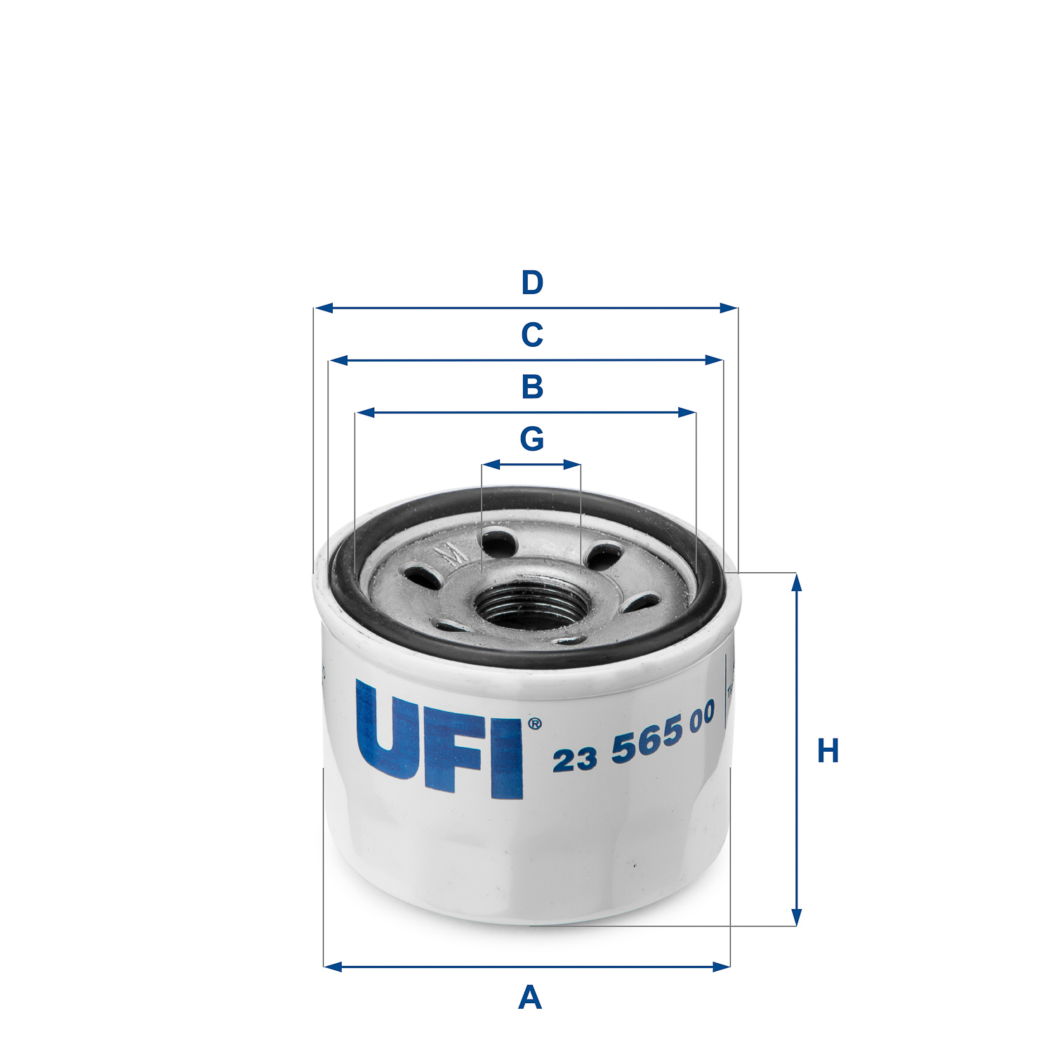 Oil Filter - 23.565.00 UFI