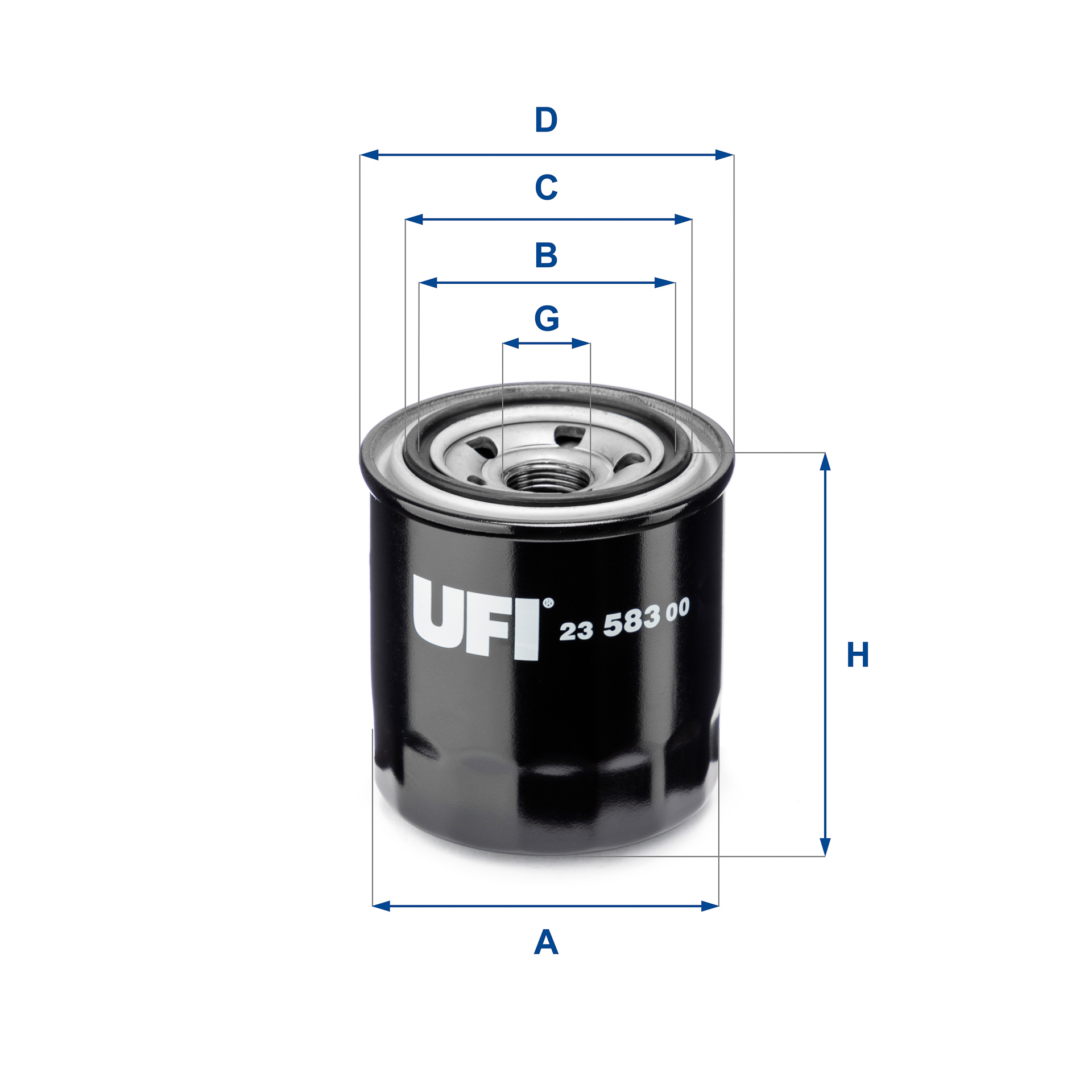 Oil Filter - 23.583.00 UFI