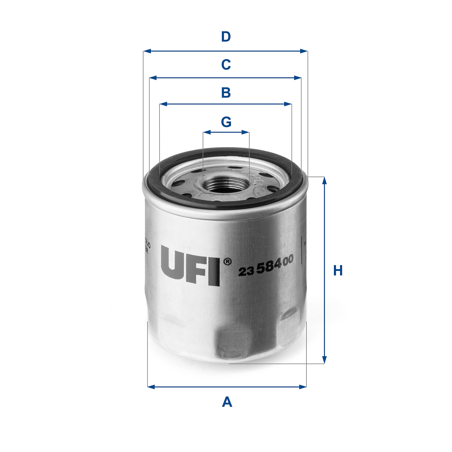 Oil Filter - 23.584.00 UFI