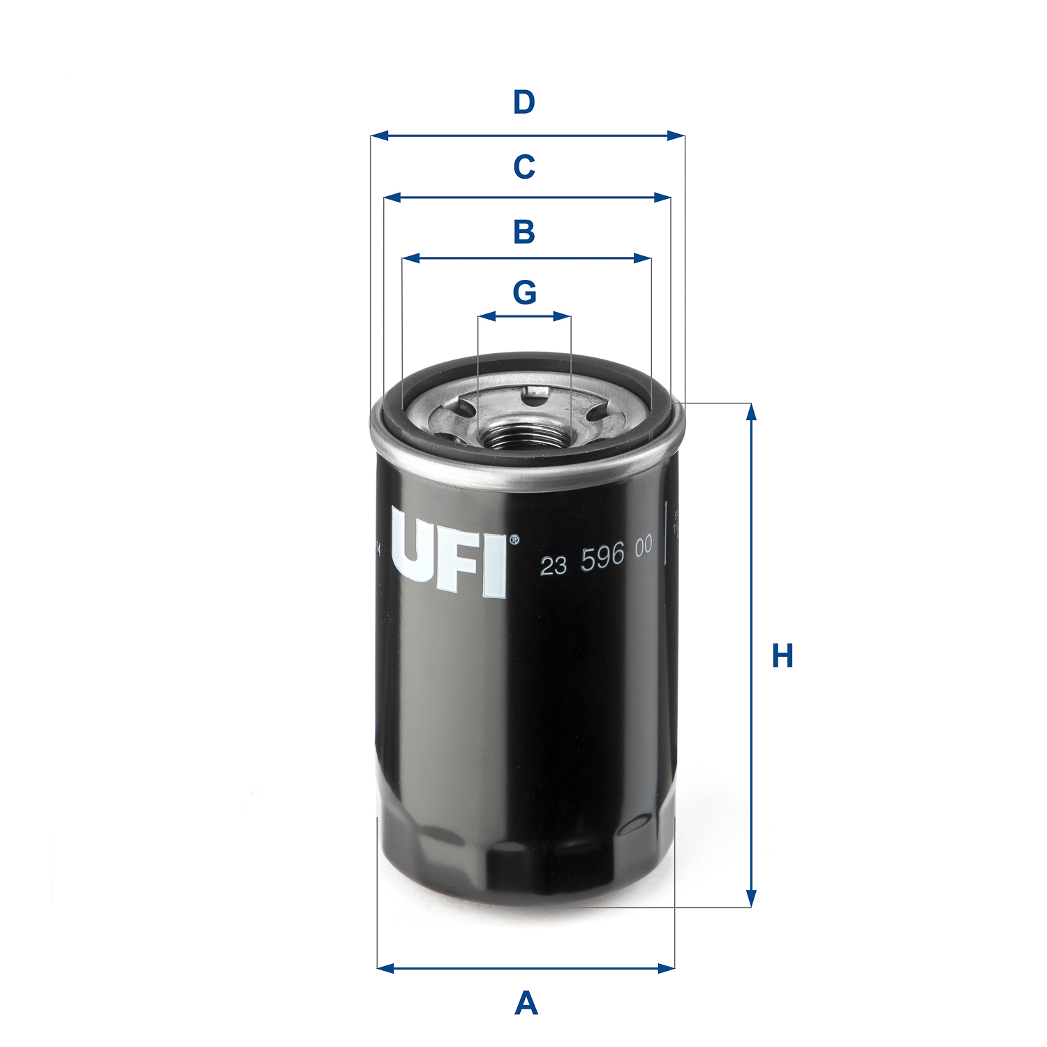 Oil Filter - 23.596.00 UFI