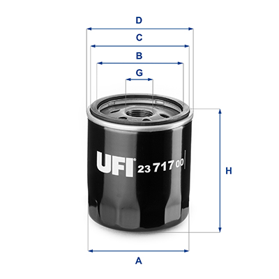 Filtro olio - 23.717.00 UFI