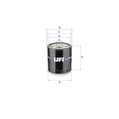 Filtro olio - 23.721.00 UFI