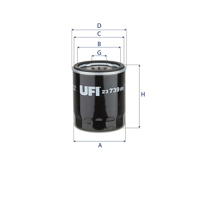Filtro olio - 23.739.00 UFI