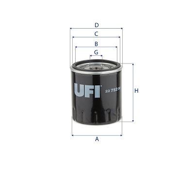 Filtro olio - 23.752.00 UFI