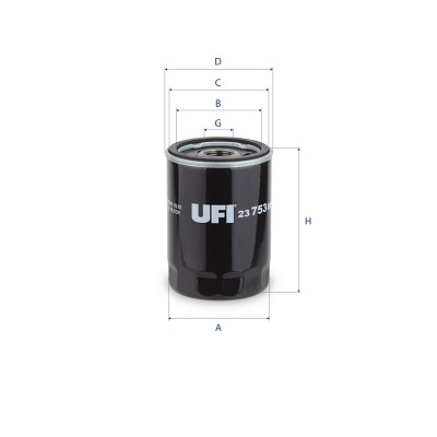Oil Filter - 23.753.00 UFI