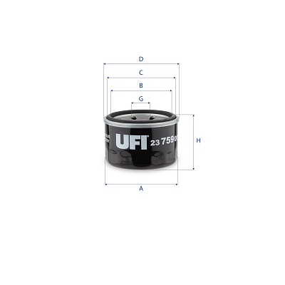 Filtro olio - 23.759.00 UFI