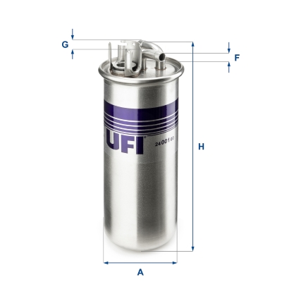 Fuel filter - 24.001.00 UFI