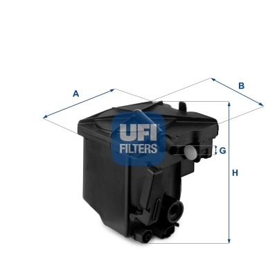 Fuel filter - 24.027.00 UFI