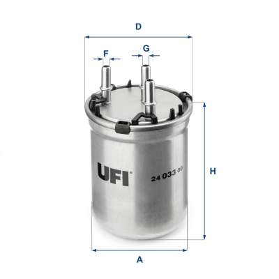 Fuel filter - 24.033.00 UFI